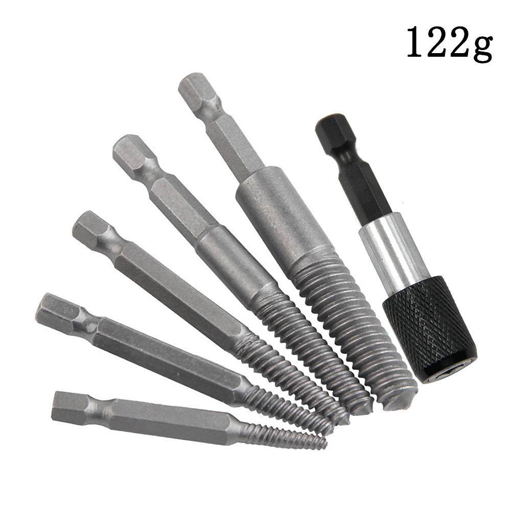 6pc Broken Wire Extractor Screw Extractor Hexagonal Handle Extractor Tool Broken Head Screw To Take Out Broken Wire 2025 - $12.99 –P6