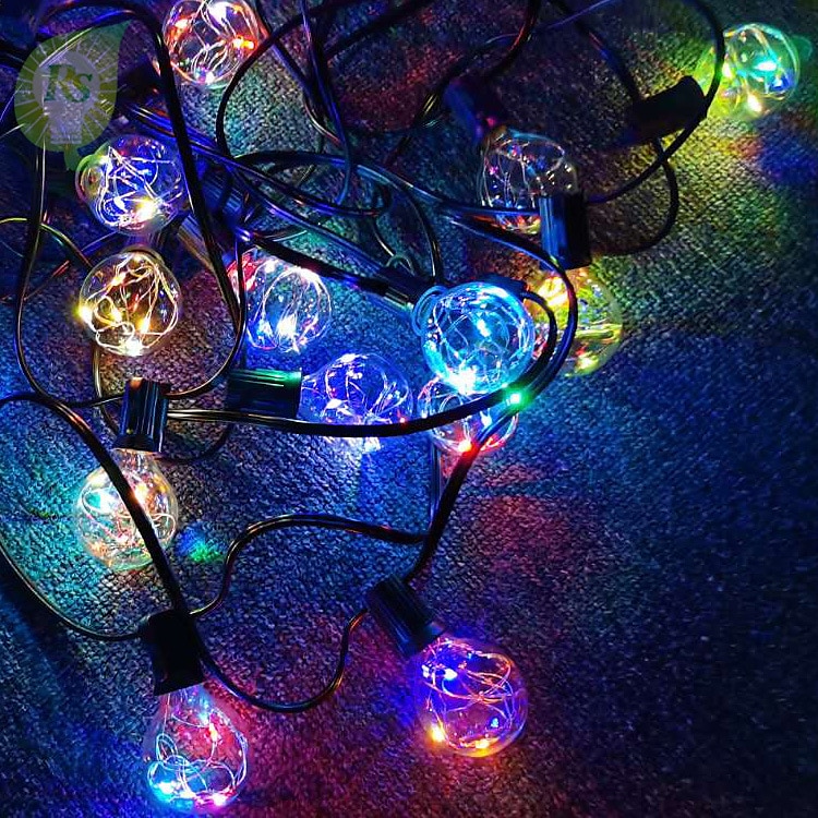 Globe String Lights Outdoor 15m 25LEDs 20Modes Patio Lights with 25 Waterproof Shatterproof RGB Color Changing Bulbs(2 Spare) G40 Globe String Lights for Outside Backyard Porch Balcony Party Decor 2025 - $102.99 –P3