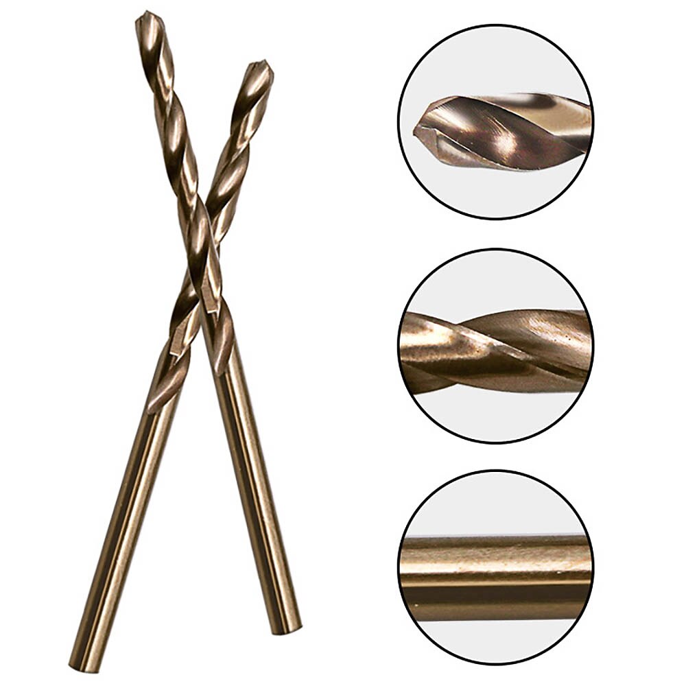 50 pz/set cobalto m35 drill bit twist in acciaio inox trapano speciale ad alta velocità in acciaio metallo foro drill bit 1mm-3mm del 2025 a $17.99 –P8