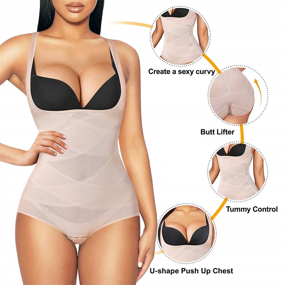 Shapewear Bodysuit for Women Tummy Control Butt Lifter Panty Hi-Waist Trainer Stomach Body Shaper Slimming Girdles 2026 - $21.99 –P3