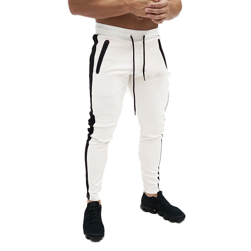 Per uomo Pantaloni della tuta Jogging Pareggiatore Pantaloni Tasche A cordoncino Vita elastica Color Block Comfort Esterno Giornaliero Per uscire Sportivo Di tendenza Nero Bianco del 2025 a $18.99 –P4