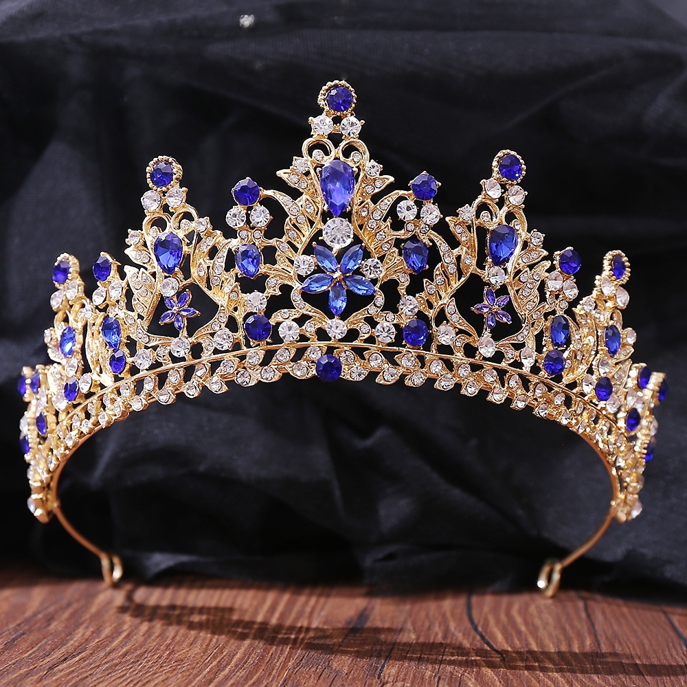 Krone Tiara Hodebånd Rhinestone Legering Bryllup Fest  Kveld Retro Sjømat Med Krystall  Rhinestone Delt Felles Hodeplagg Hodeplagg kjoler å imponere 2025 - $34.99 –P2