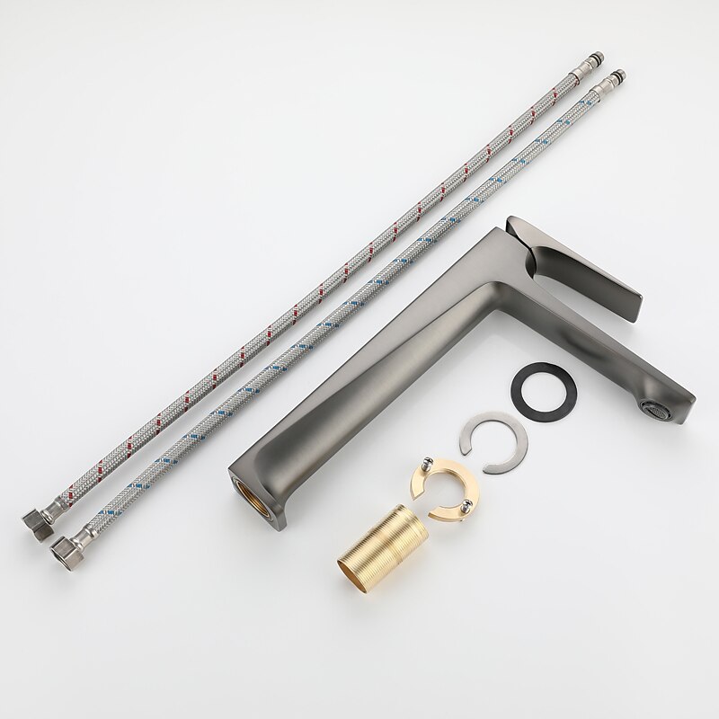 rubinetto del lavandino del bagno, rubinetti da bagno monoforo monocomando in ottone stereoscopico con interruttore caldo e freddo del 2025 a $142.85 –P12