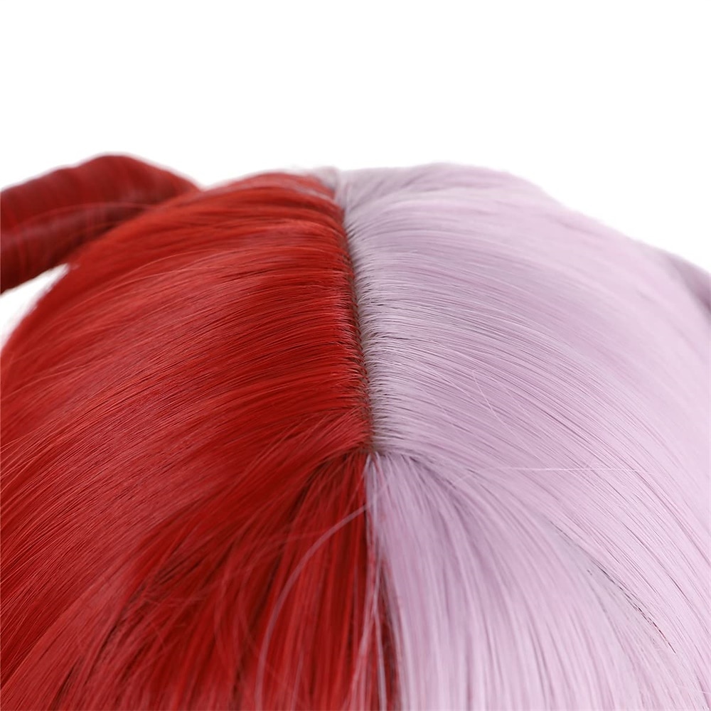 Uta cosplay perruque moitié rouge et violet couvre-chef tiges fille perruques une pièce femme fille anime accessoires de 2025 ? $32.99 –P8