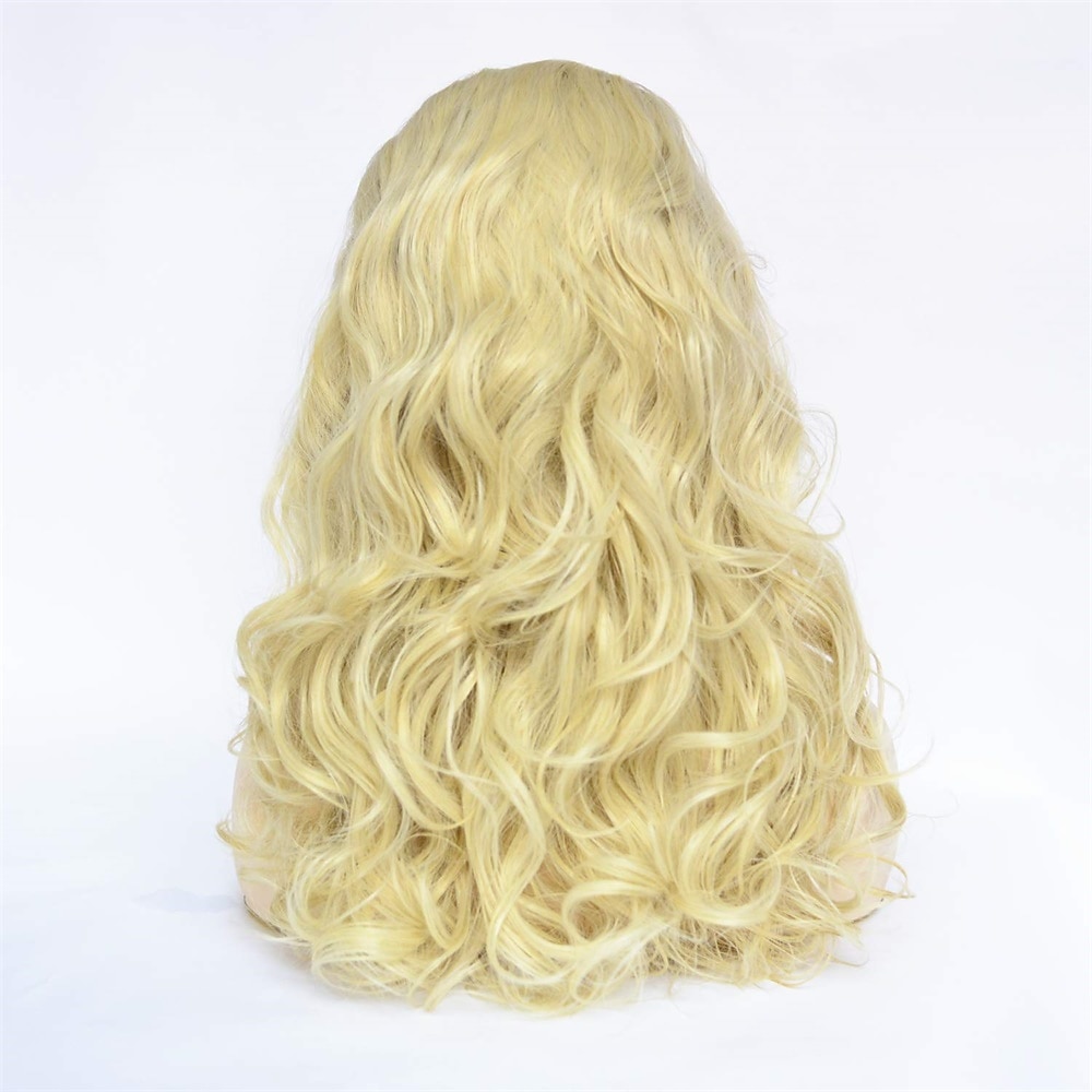 Parrucche a Nido d'Api Parrucca Lunga Ondulata Bionda con Frangia Grande Bouffant per Donne adatta per gli Anni '80 o Festa Parrucche di Halloween del 2025 a $30.99 –P4