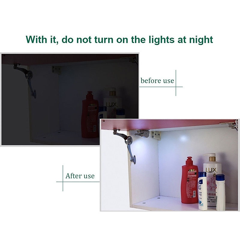 10PCS LED Cabinet Light LED Inner Hinge Lamp Closet Light Battery Wireless Lamp Universal Wardrobe Cupboard Sensor Lighting 2025 - $20.99 –P12