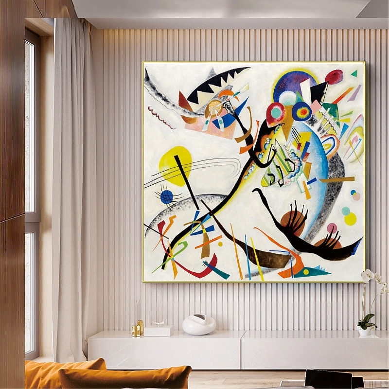 dipinto a mano dipinto a olio wall art wassily kandinsky intaglio astratto decorazione della casa arredamento tela arrotolata senza cornice non allungata del 2026 a $260.29 –P7