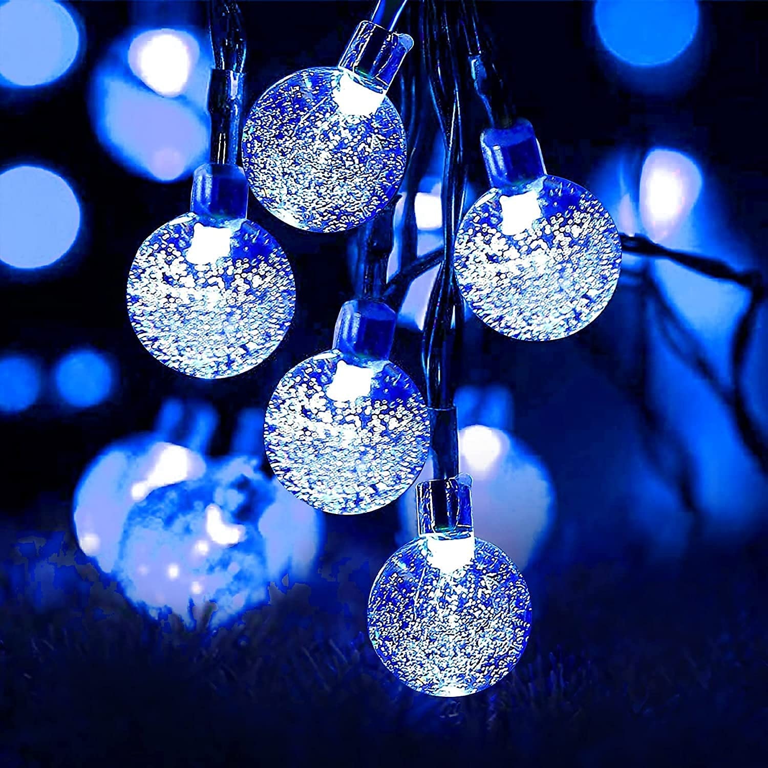 Solar String Lights LED Outdoor Lights 6.5m 30 LEDs Set Mounting Bracket Warm White Wedding Party Holiday Patio Garden 3V 2025 - $25.99 –P12