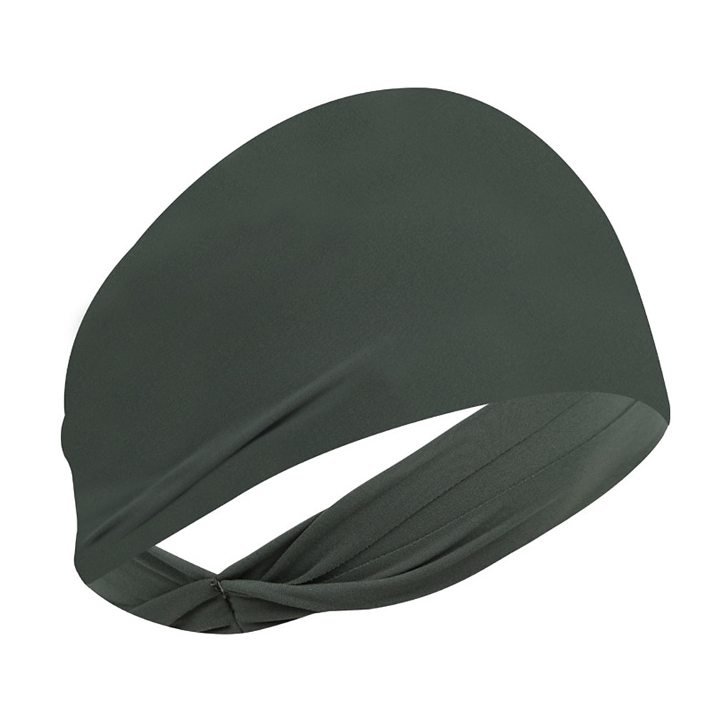 Diadema deportiva para hombre, 4 Uds., banda para el sudor, entrenamiento deportivo, pista y campo, diadema elástica que absorbe la humedad, diadema unisex 2025 - $16.49 –P4