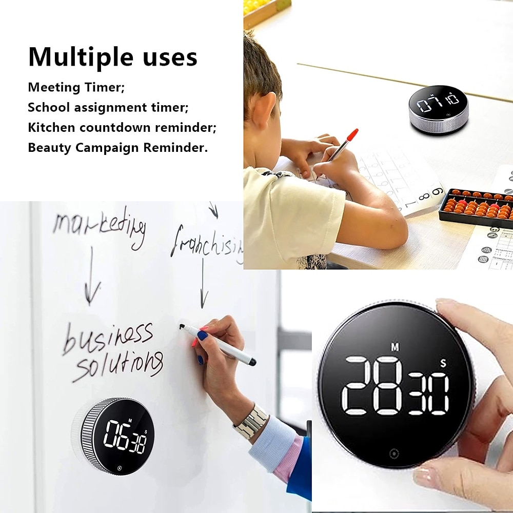 Kitchen Timers Digital Classroom Timer for Kids Large Magnetic LED Countdown Timer with Constant Light Function for classrooms Quiet for Children and Teachers 2025 - $17.99 –P2