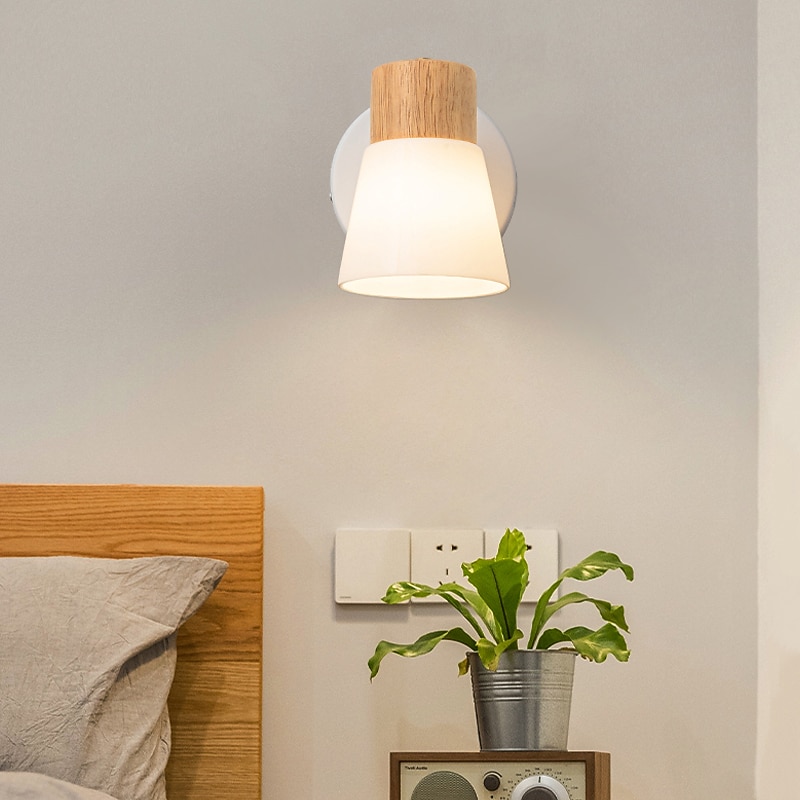 Indoor Modern Nordic Style Wall Lamps Wall Sconces Vanity Lights Indoor Wall Lights Living Room Dining Room Glass Wall Light 110-240 V 2026 - $92.99 –P3