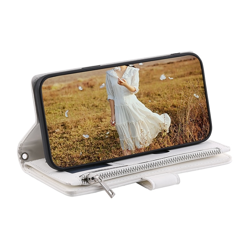 τηλέφωνο tok Για Samsung Galaxy S25 S24 S23 S22 S21 FE S21 Ultra Plus A14 A34 Α54 Α73 Τσάντα τσάντα Θήκη κάρτας πορτοφολιού Φερμουάρ με αφαιρούμενο χιαστί λουράκι Υποδοχές θήκης καρτών 2025 - $22.99 –P12