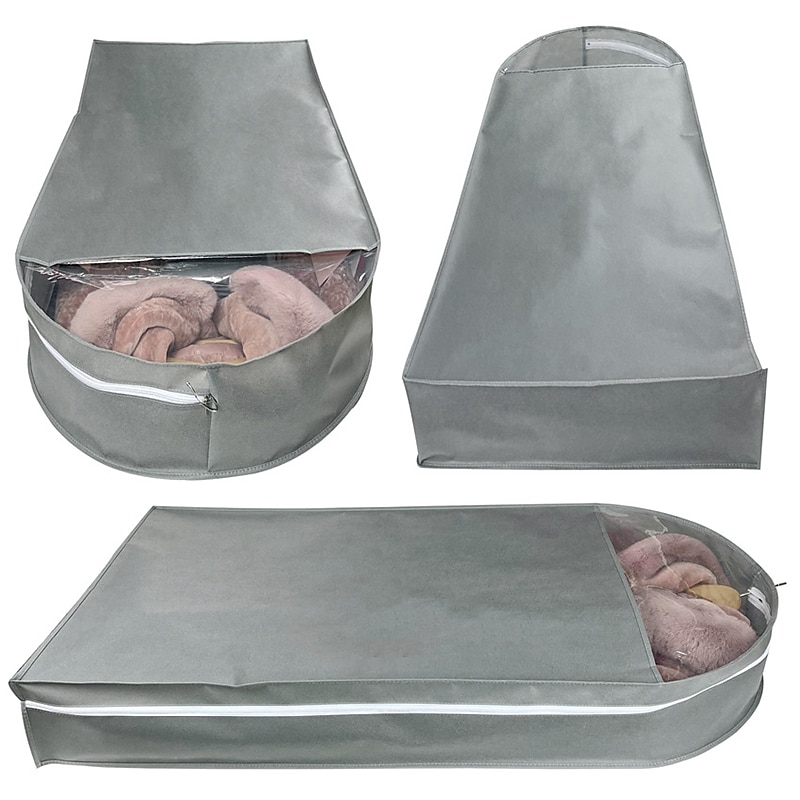 3-pack minkrock som andas päls dammskydd kläder dammskydd hängande kläder dammpåse icke fluffigt rockskydd 2025 - $34.99 -P1