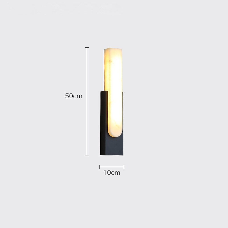 Marble Wall Lamp Bedroom Bedside Lamp Nordic Living Room Stair Aisle Lamp Minimalist Hotel Home Stay Lamp 2025 - $207.49 –P1