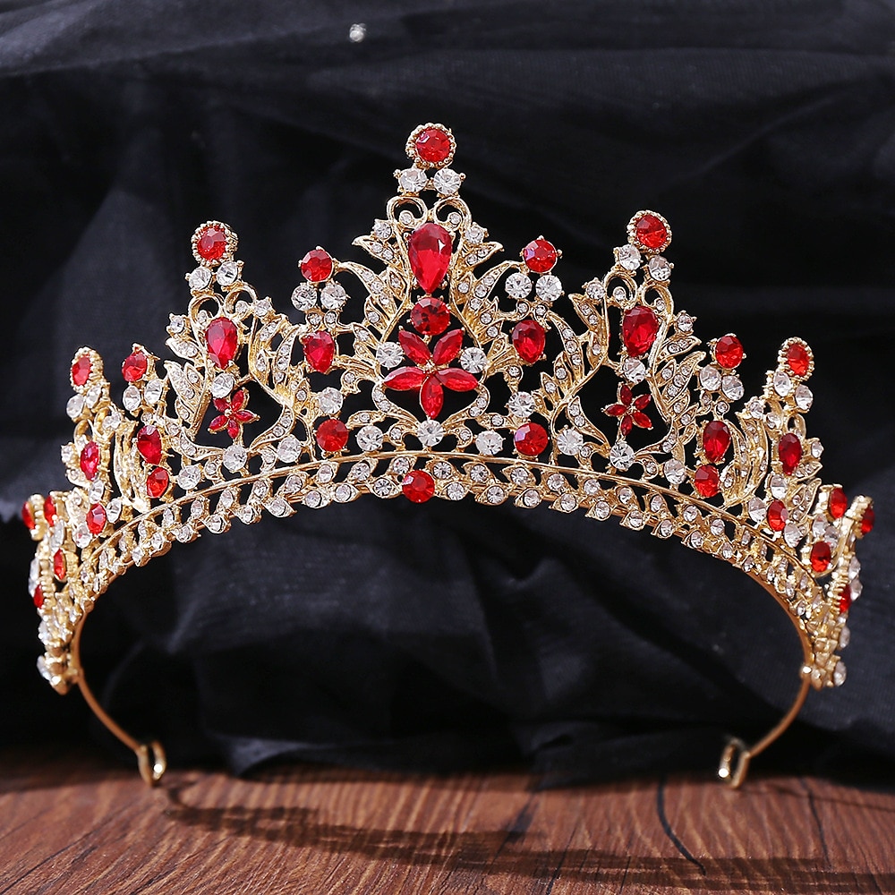 Krone Tiara Hodebånd Rhinestone Legering Bryllup Fest  Kveld Retro Sjømat Med Krystall  Rhinestone Delt Felles Hodeplagg Hodeplagg kjoler å imponere 2025 - $34.99 –P3