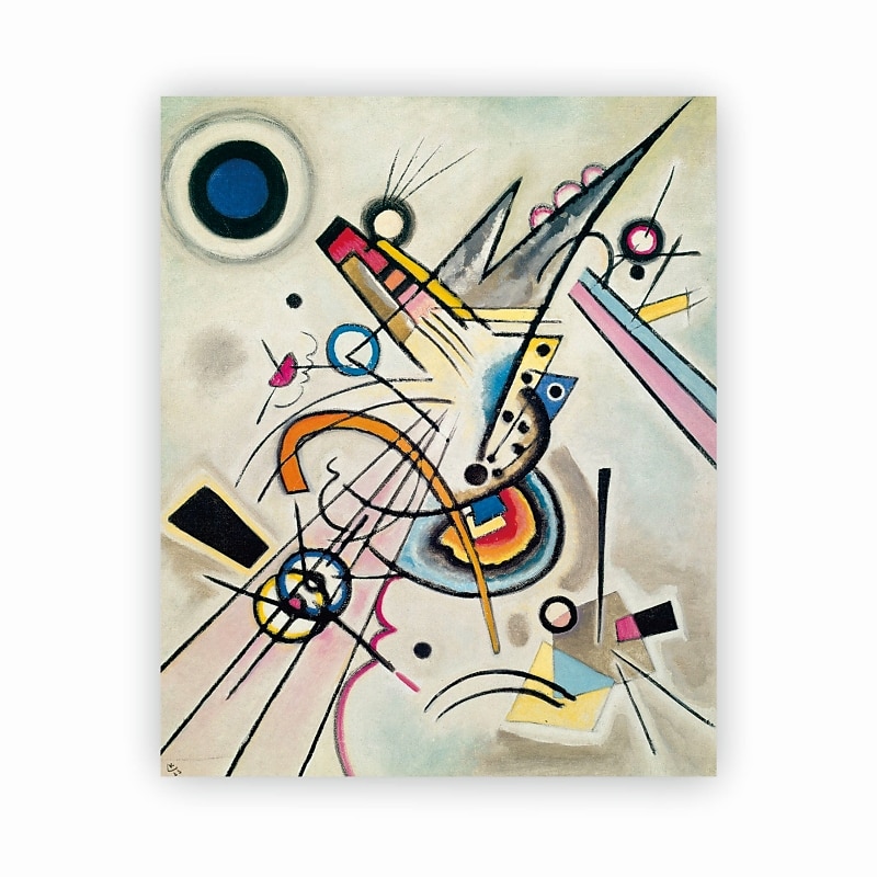 2025年 手作りの手描きの油絵壁アートワシリーカンディンスキー抽象彫刻絵画家の装飾の装飾ロールキャンバスフレームなしストレッチなし  コレクション – $123.99 –P2