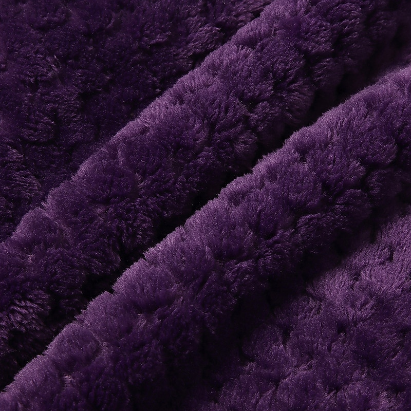 dames fleece gewaden fluffy fuzzy warme pyjama jurk badjassen nachtjapon 1 stuks pure kleur pluche eenvoudig comfort thuis dagelijks bed koraal fluweel warm ademend v draad lange mouw basic herfst 2025 - $44.99 –P6