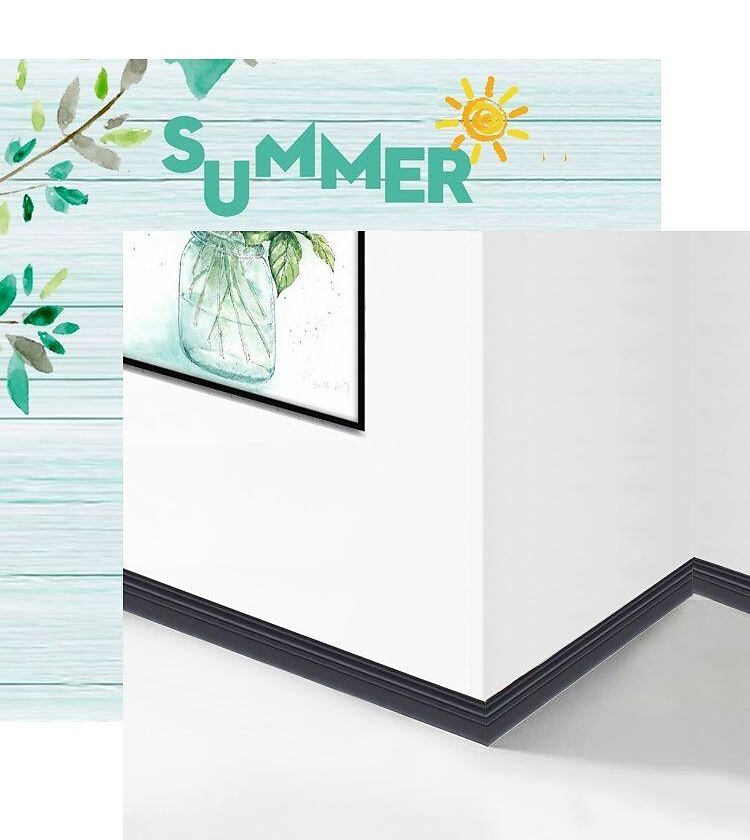 Solid Color 3D Foam Panel Tape Strip Wallpaper Border Waistline Peel and Stick Self Adhesive PVC/Vinyl Modern Waterproof Wall Decal for Room Multiple Size 2025 - $15.49 –P3