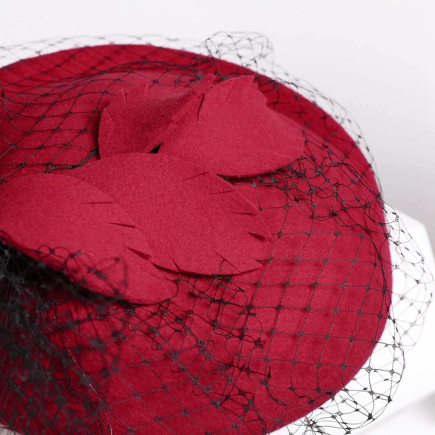 100% Μαλλί Καπέλο Ντέρμπι / Καπέλα με Φιόγκος 1 τεμ Causal / Καθημερινά Ρούχα Ακουστικό 2025 - $36.99 –P6