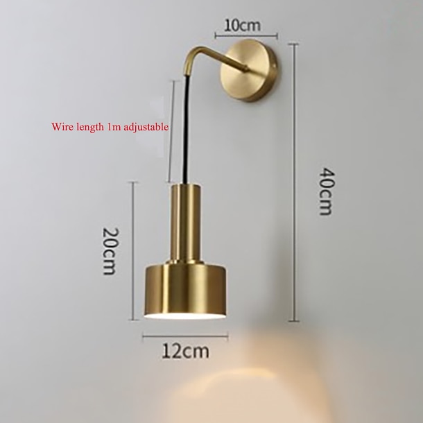 Внутренние настенные светильники в современном скандинавском стиле, настенные светильники для гостиной, спальни, железные настенные светильники 85 ~ 265 В 2026 - $116.99 –P12