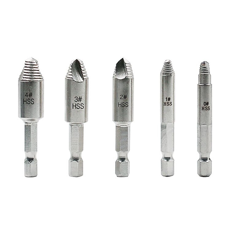 5/6/8 buc extractor de șuruburi set de burghie pentru metal, extractor de șuruburi deteriorate, unelte pentru prelucrarea lemnului, șuruburi rupte, extractor de țevi de apă 2025 - $8.99 –P4