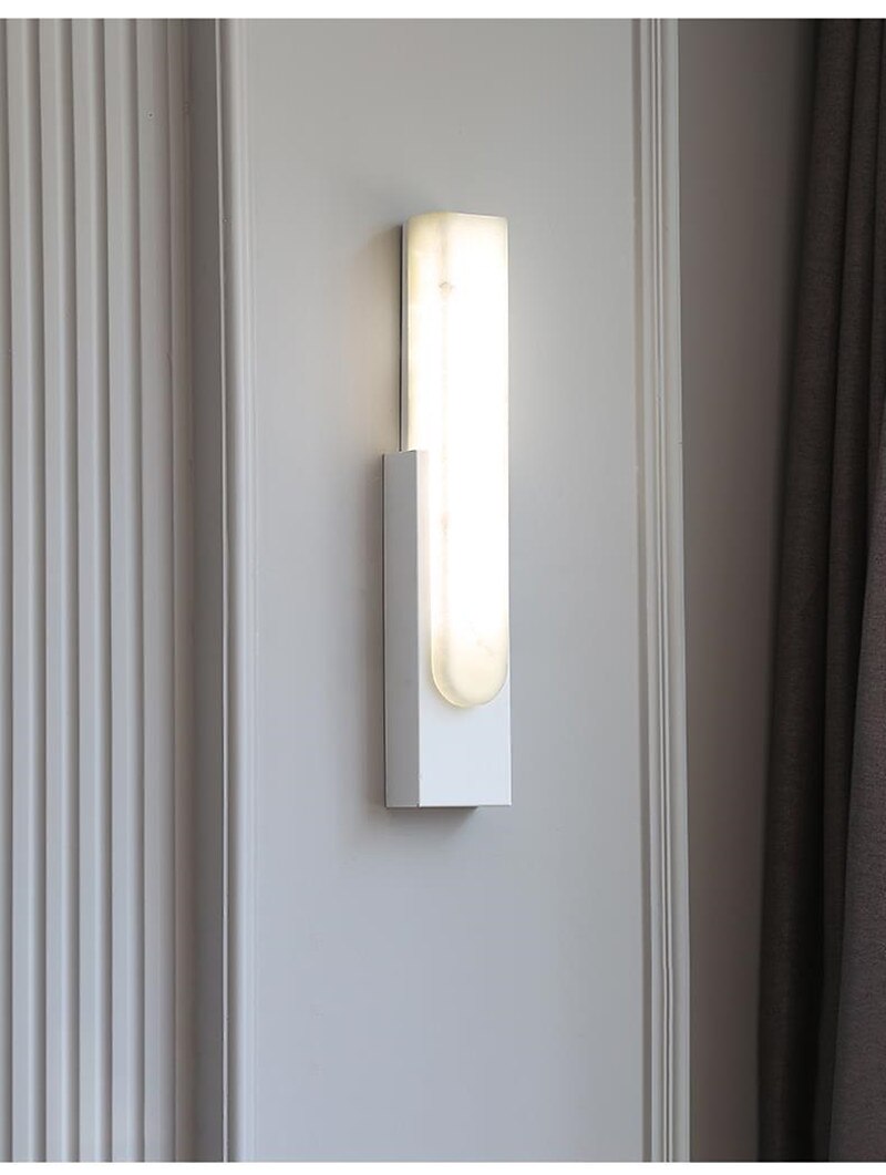 Marble Wall Lamp Bedroom Bedside Lamp Nordic Living Room Stair Aisle Lamp Minimalist Hotel Home Stay Lamp 2025 - $207.49 –P6