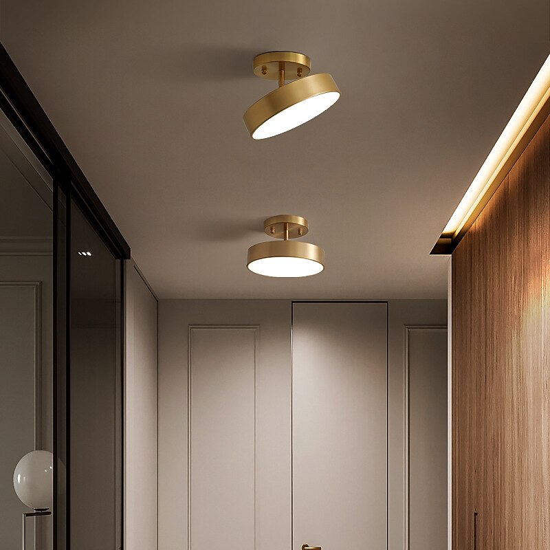 20cm Insel Design Deckenleuchten Kupfer Messing modern 220-240v 2025 - $194.99 –P4