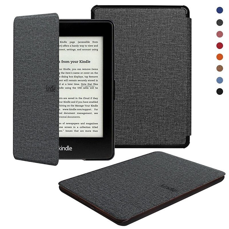 Tablett Skal fodral Till Amazon Kindle Paperwhite 6,8'' 11:a 2021 Vattentät Smart Auto Wake / Sleep Helkroppsskydd Solid färg Oxfordtyg Plast 2025 - $17.99 –P3