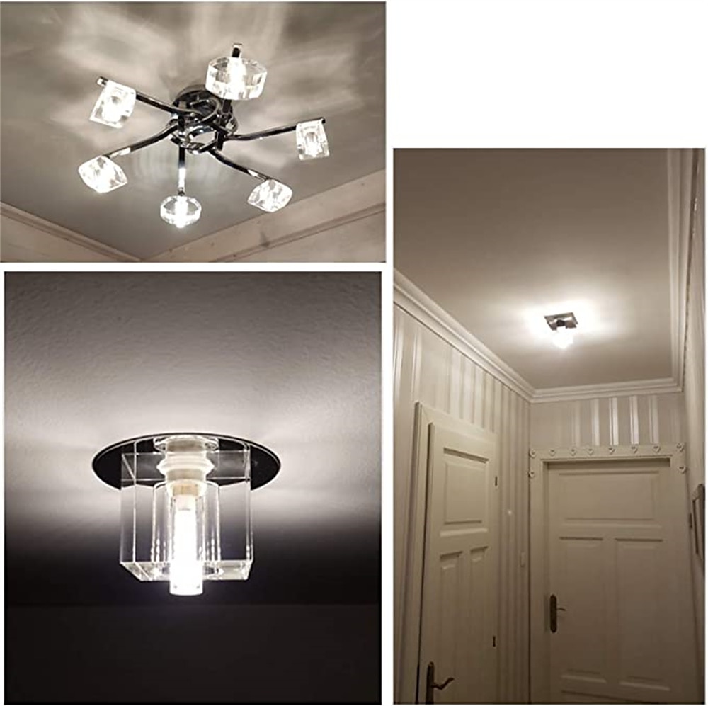 6 τεμ. led λαμπτήρας g9 λάμπα bi pin 10w ac220v e14 102 led φωτιστικό οροφής πολυέλαιος σποτ 100w ισοδύναμο αλογόνου ζεστό ψυχρό λευκό 2025 - $40.99 –P1