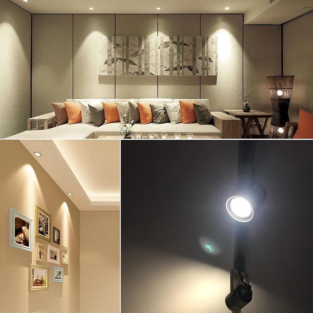20 pz 10 pz 6 w faretto binario led lampadina 600lm gu10 mr16 6 led perline smd 60 w alogena equivalente dimmerabile bianco caldo freddo 220-240 v del 2025 a $33.99 –P2