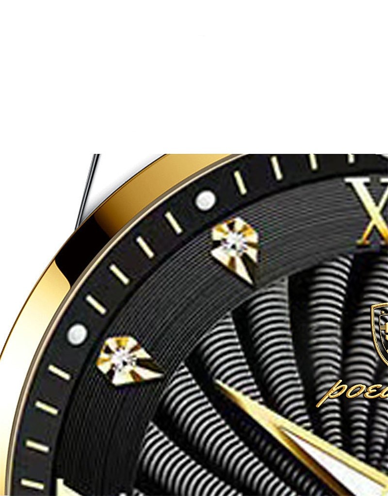 Miesten kvartsikello muoti luksus rento miesten analoginen rannekello nahkaremmi kalenteri päivämäärä viikko hehkuva vedenpitävä kvartsikellot 2025 - $22.99 –P3