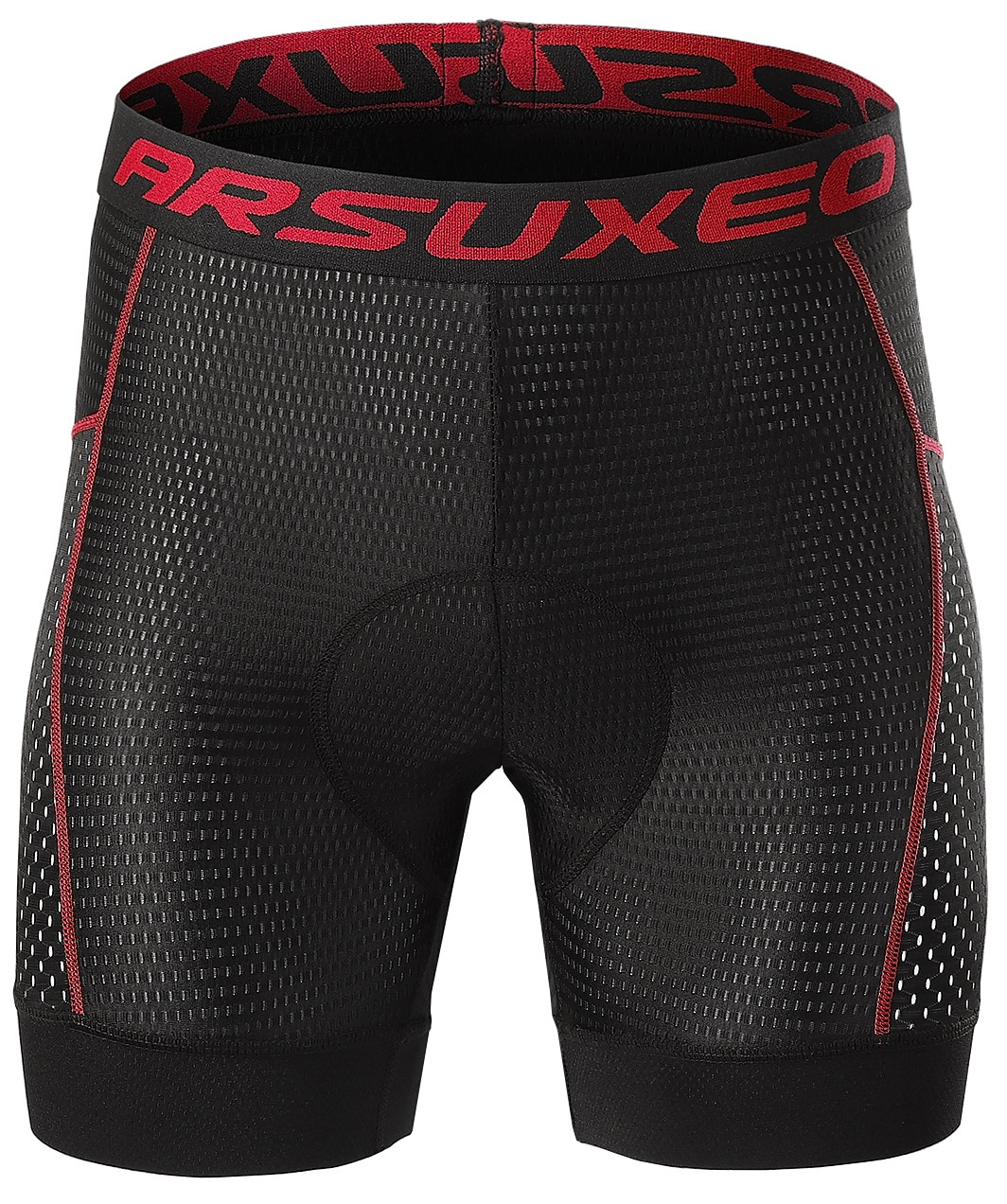 Herren Einfarbig Fahrrad Unterwäsche Fahhrad Gepolsterte Shorts / Chamois Mountainbike MTB Straßenradsport Sport 3D-Polster Radfahren Schnelltrocknend Feuchtigkeitsableitend Schwarz Rot Bekleidung 2026 - $35.99 –P15