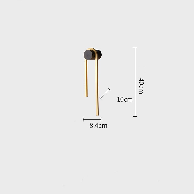 aplice led stil nordic aplice interior living dormitor cupru 2025 - $199.99 –P6