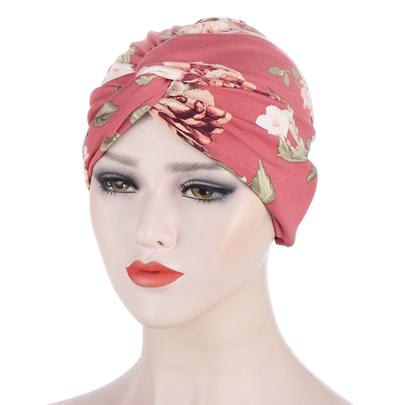 kvinner muslim daglig turban folding kors knyttet hår skjerf elastisk hodeplagg hodeplagg bandanaer dame hår hatter lue håravfall tilbehør 2025 - $3.99 –P14