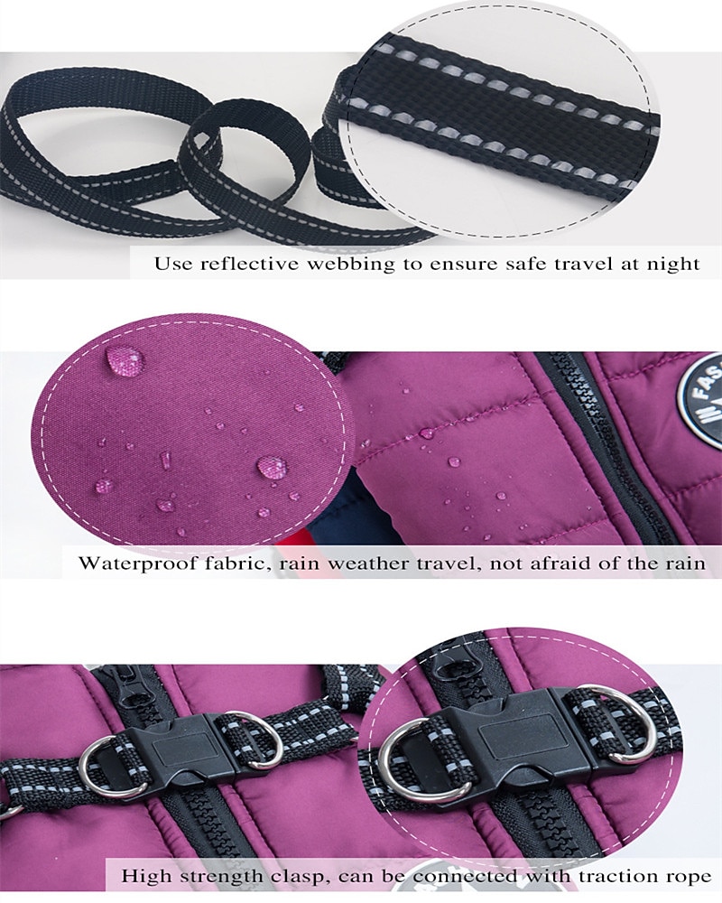 Dog Coat Jacket Dog clothes Winter Reflective Waterproof Warm Breathable Soft Outdoor Dog Clothing 2026 - $28.99 –P2