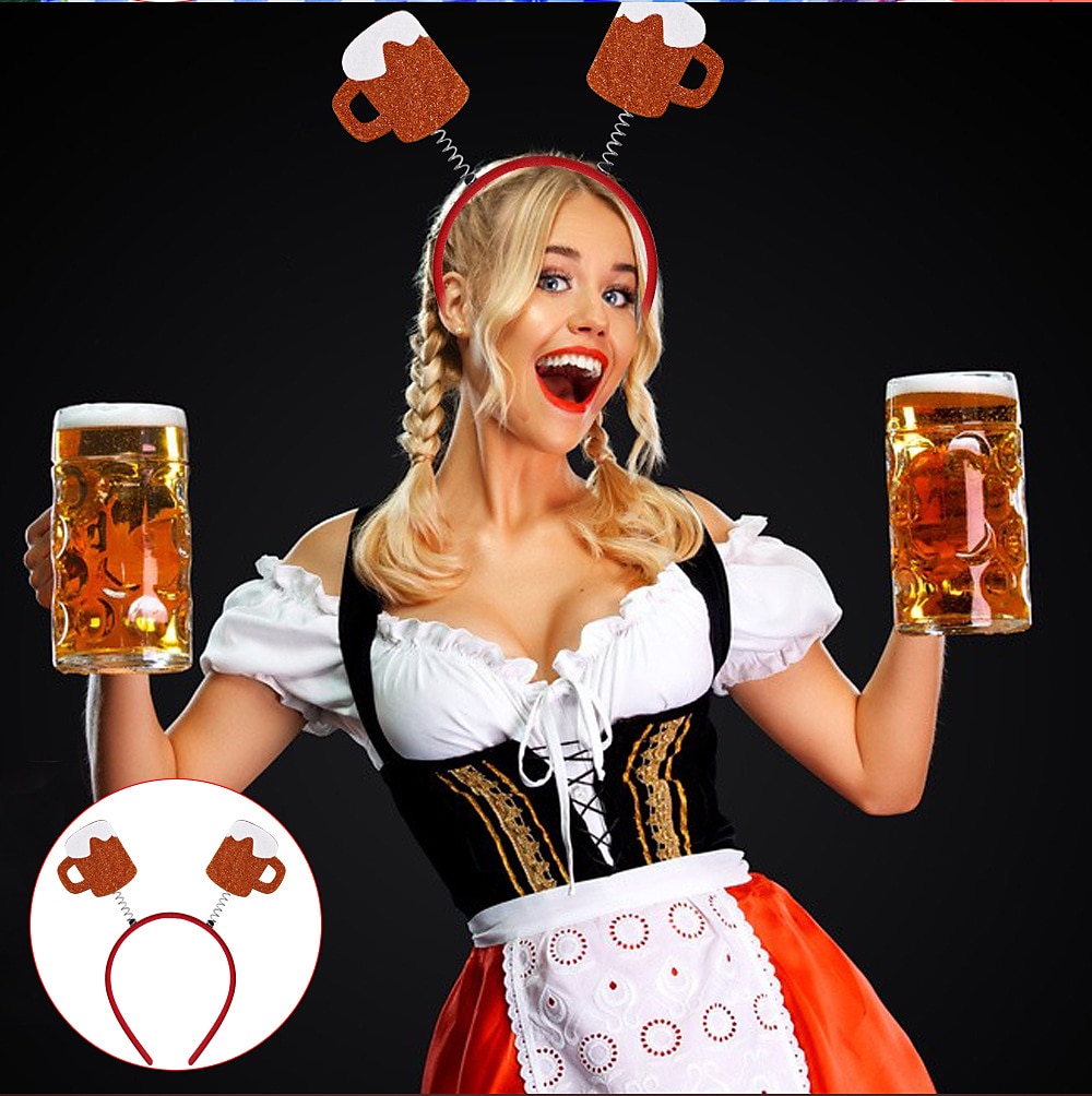 2022 uusi saksalainen oktoberfest koriste otsapanta festivaalijuhla valokuva rekvisiitta olut otsapanta pään solki 2025 - $6.49 –P2