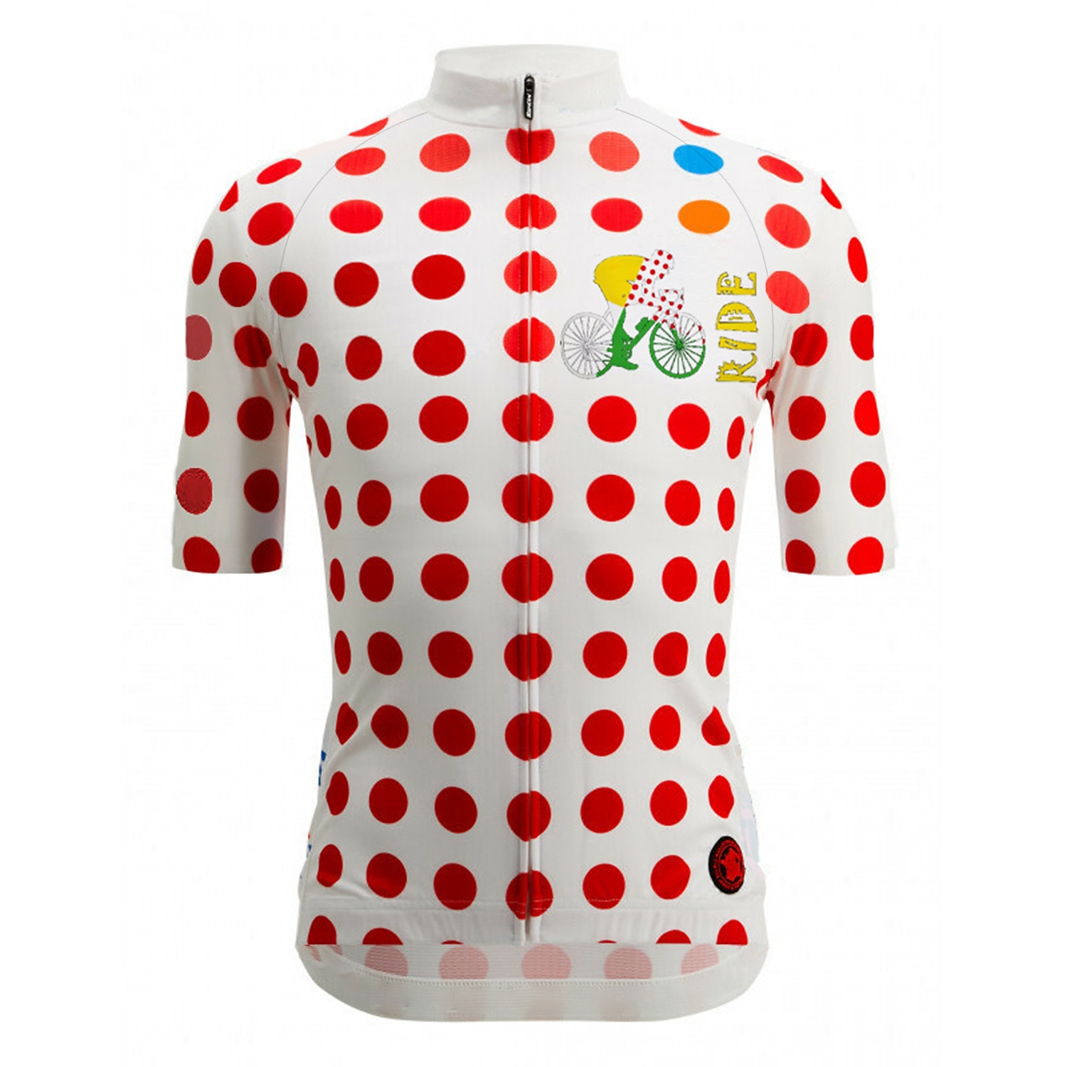 Herr Cykeltröja Kortärmad Cykel Tröja Överdelar med 3 bakfickor Bergscykling Vägcykling Andningsfunktion Snabb tork Fuktabsorberande Reflexremsa Svart Vit Gul Prickig Polyester sporter Kläder 2025 - $23.19 –P2
