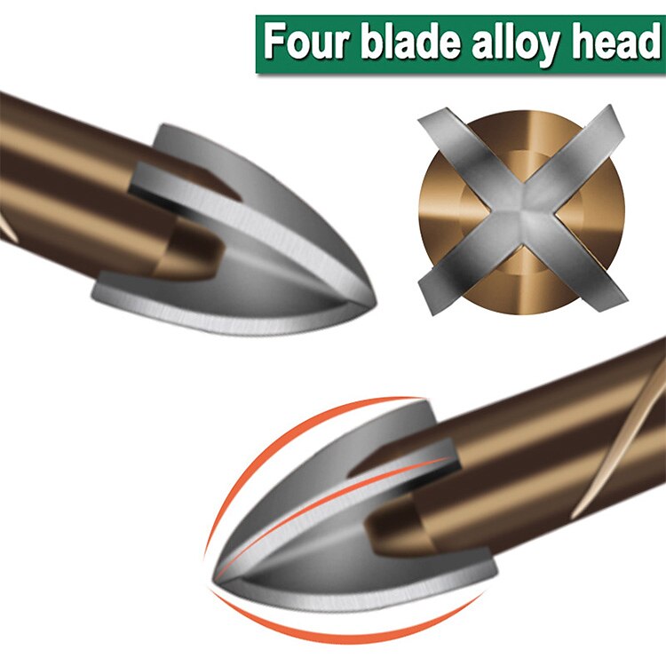 Cross Hexagon Tile Glass Cement Metal Ceramic Wood Plastic Hole Saw Triangle Alloy Drill Bit Size  6mm 8mm 10mm 12mm 2025 - $7.99 –P5