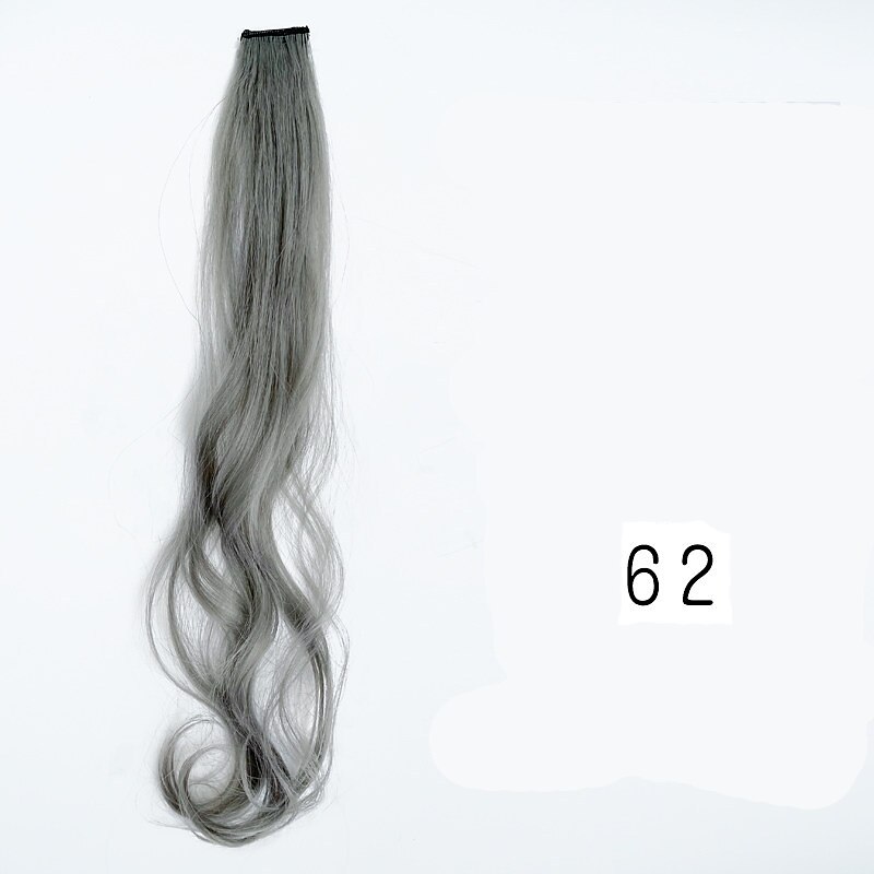 color wig Straight Synthetic Hair 24 inch Hair Extension Clip In / On 1pc / pack Soft Women's Girls' 2025 - $6.99 –P3