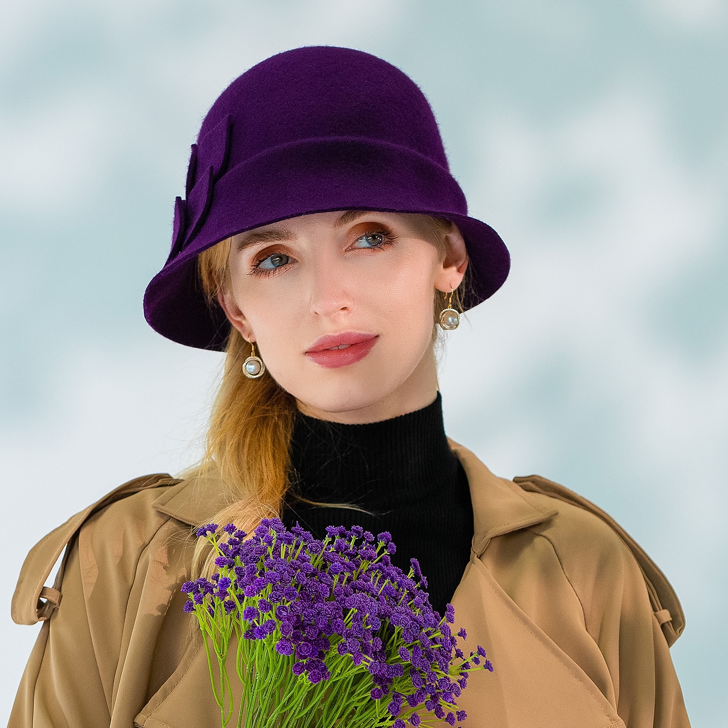 Wool Hats with Pure Color 1pc Casual Headpiece 2025 - $34.99 –P3