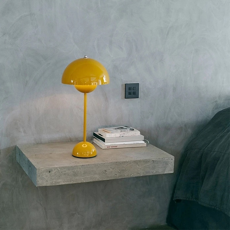 potable nordic yable lampka biurkowa bud lampa prosta osobowość kreatywna lampa biurkowa led studyjna sypialnia lampka nocna do dekoracji wnętrz lampka nocna macaron lampa grzybowa 3 kolory 2025 - $69.99 –P6