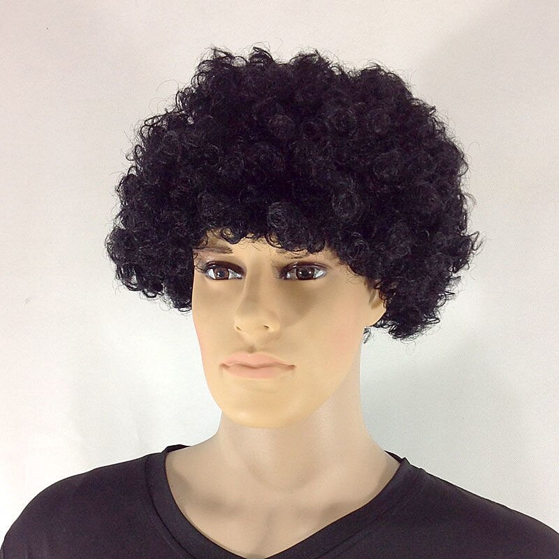 Fans Parykk Farge Cosplay Parykk Burlesque Klovn Det Yaki Afro Krøllete Bob Parykk Medium Lengde Beige Syntetisk Hår Barns Cosplay Kreativ Morsom Rød Karneval Festival Halloween Parykker 2025 - $12.49 –P12