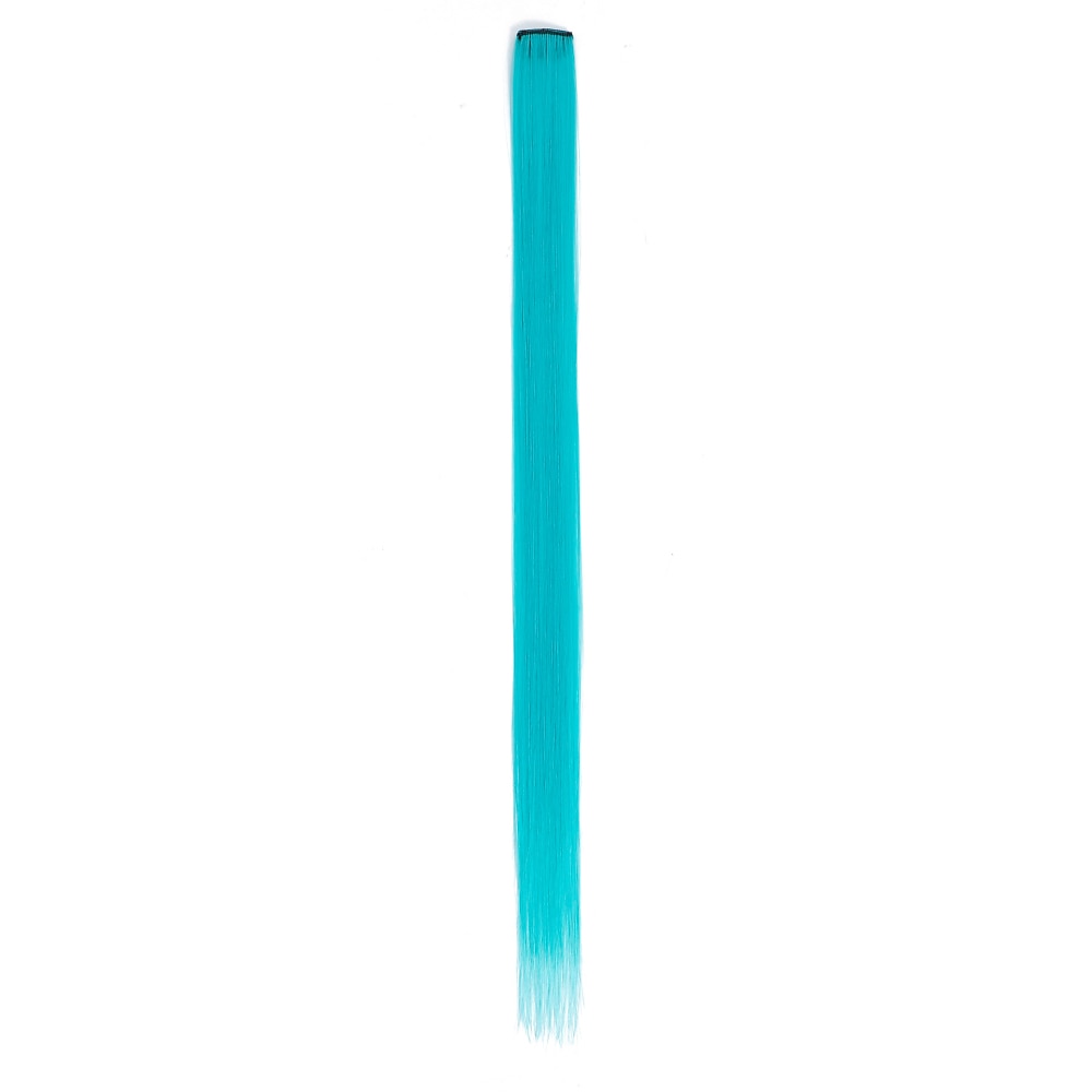 Colored Party Highlights Clip in Hair Extensions for Girls 20 inches Multi-colors Straight Hair Synthetic Hairpieces In The Party 2025 - $6.99 –P15