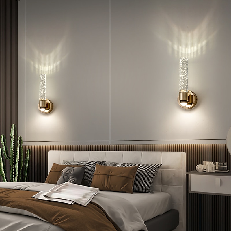 Crystal LED Nordic Style Indoor Wall Lights Living Room Metal Wall Light 220-240V 2025 - $149.99 –P2