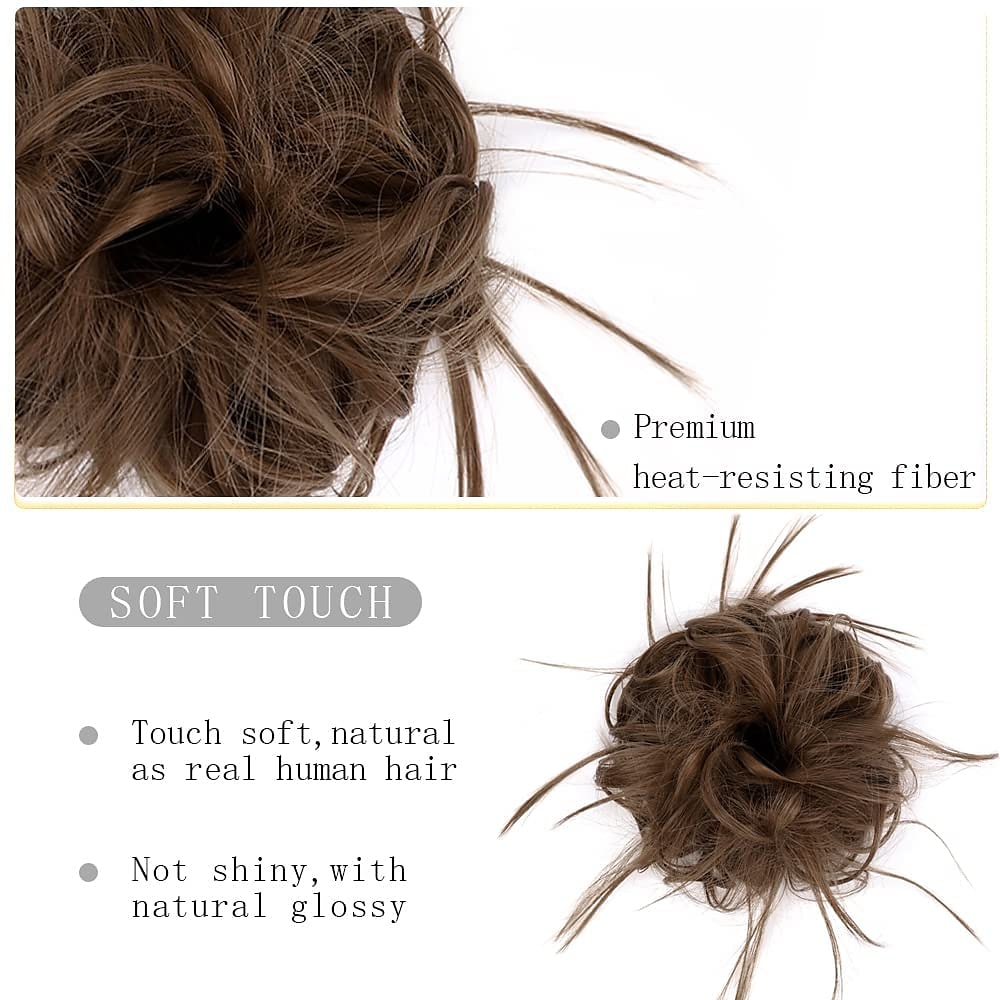 Tousled Updo Messy Bun Hairpiece Hair Extension Ponytail with Elastic Rubber Band Updo Ponytail Hairpiece Synthetic Hair Extensions Scrunchies Ponytail Hairpieces for Women 2025 - $11.99 –P5