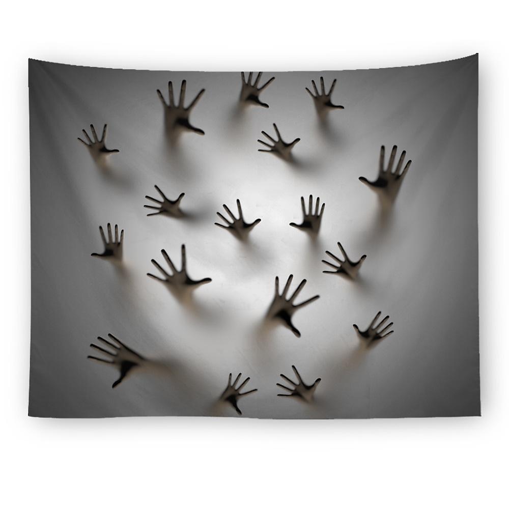 halloween fest veggteppe kunst dekor teppe gardin hengende hjem soverom dekorasjon polyester spøkelse skrekk skygge halloween dekorasjoner 2025 - $13.99 –P3
