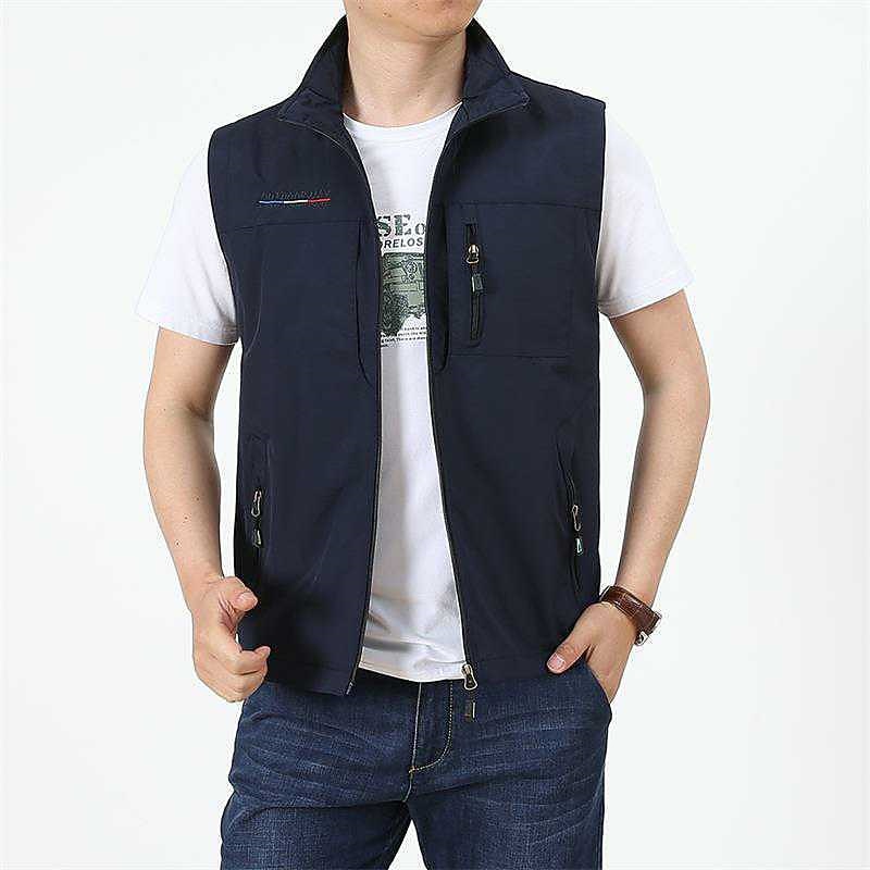 Pánské Kamizelka Vesta Rybářská vesta Dağcı Yeleği Vesta bez rukávů Bunda Gilet Venkovní ulice Dovolená Denní nošení Šik ven Elegantní & moderní Jaro Podzim Kapsy Polyester Zahřívací Rychleschnoucí 2025 - $35.99 –P7