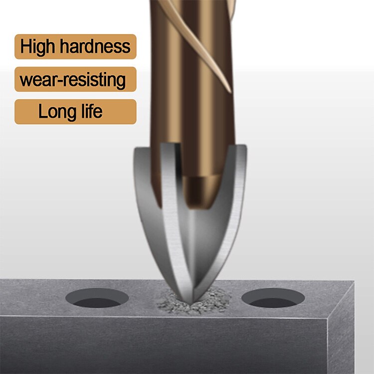 Cross Hexagon Tile Glass Cement Metal Ceramic Wood Plastic Hole Saw Triangle Alloy Drill Bit Size  6mm 8mm 10mm 12mm 2025 - $7.99 –P3