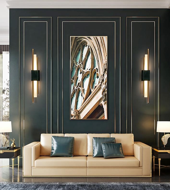 lightinthebox 1-luz 50cm luzes de parede led lâmpadas de parede clássicas de estilo nórdico design de linha sala de estar quarto luz de parede tradicional de liga de alumínio 110-120v 220-240v 5 w de 2025 por $104.99 –P9