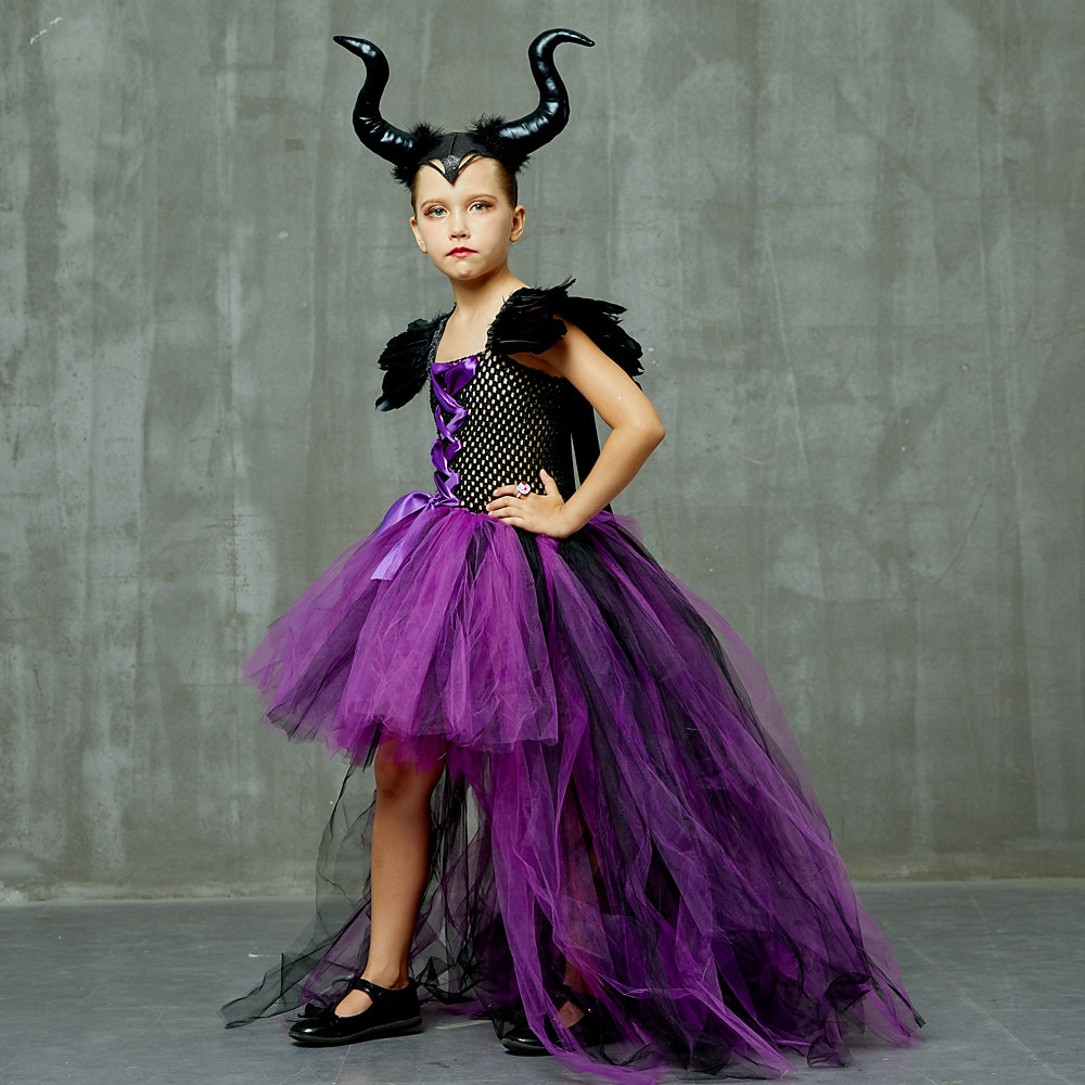 Czarownica Zbrodniczy Stroje Tutu Noc Walpurgii Księżniczka Słodkie for Dla dziewczynek Dla dzieci Bal maskowy 2026 - $51.99 –P5